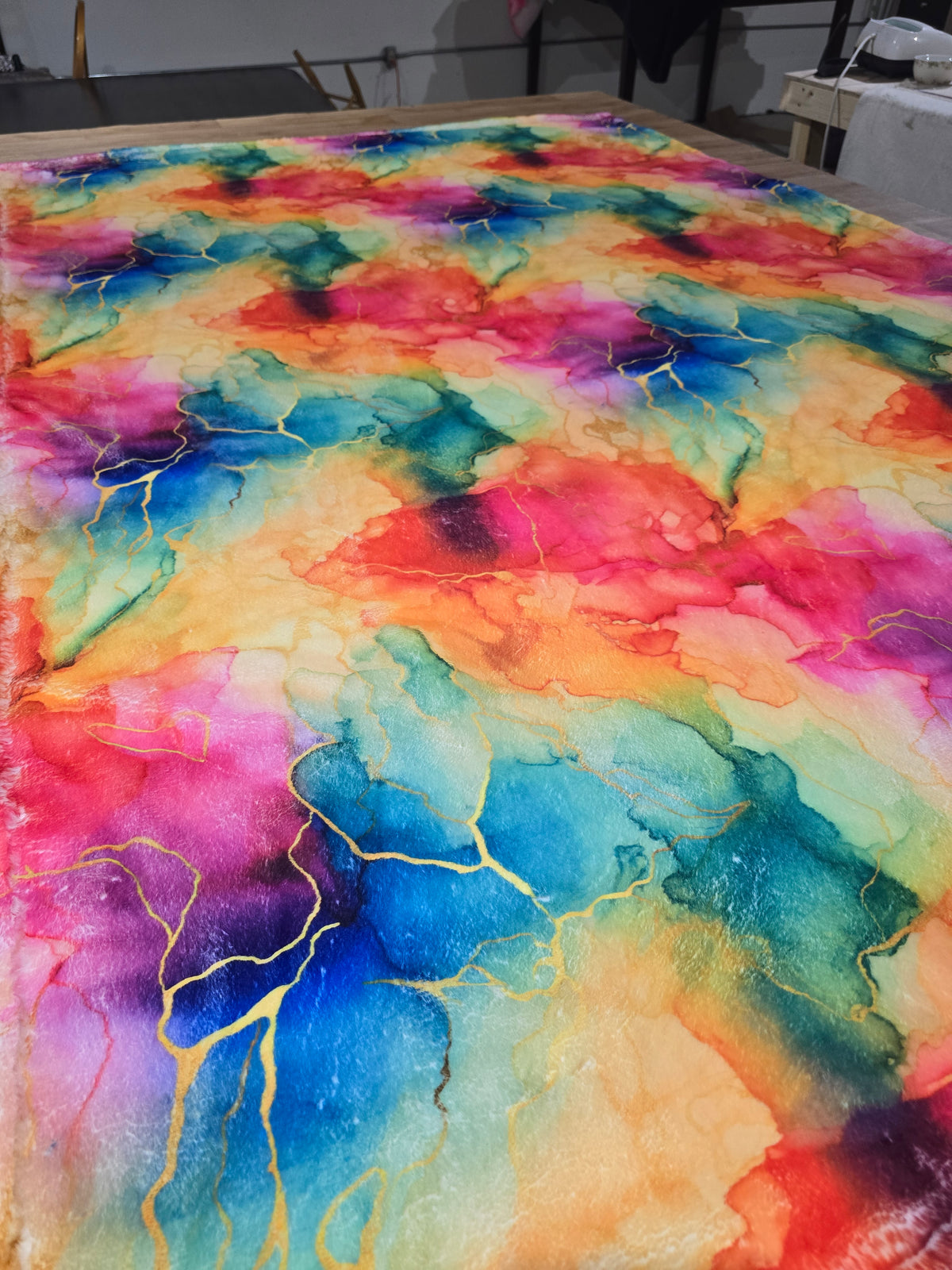 60x90 Printed Bunny / Think Pink Lush Bunny